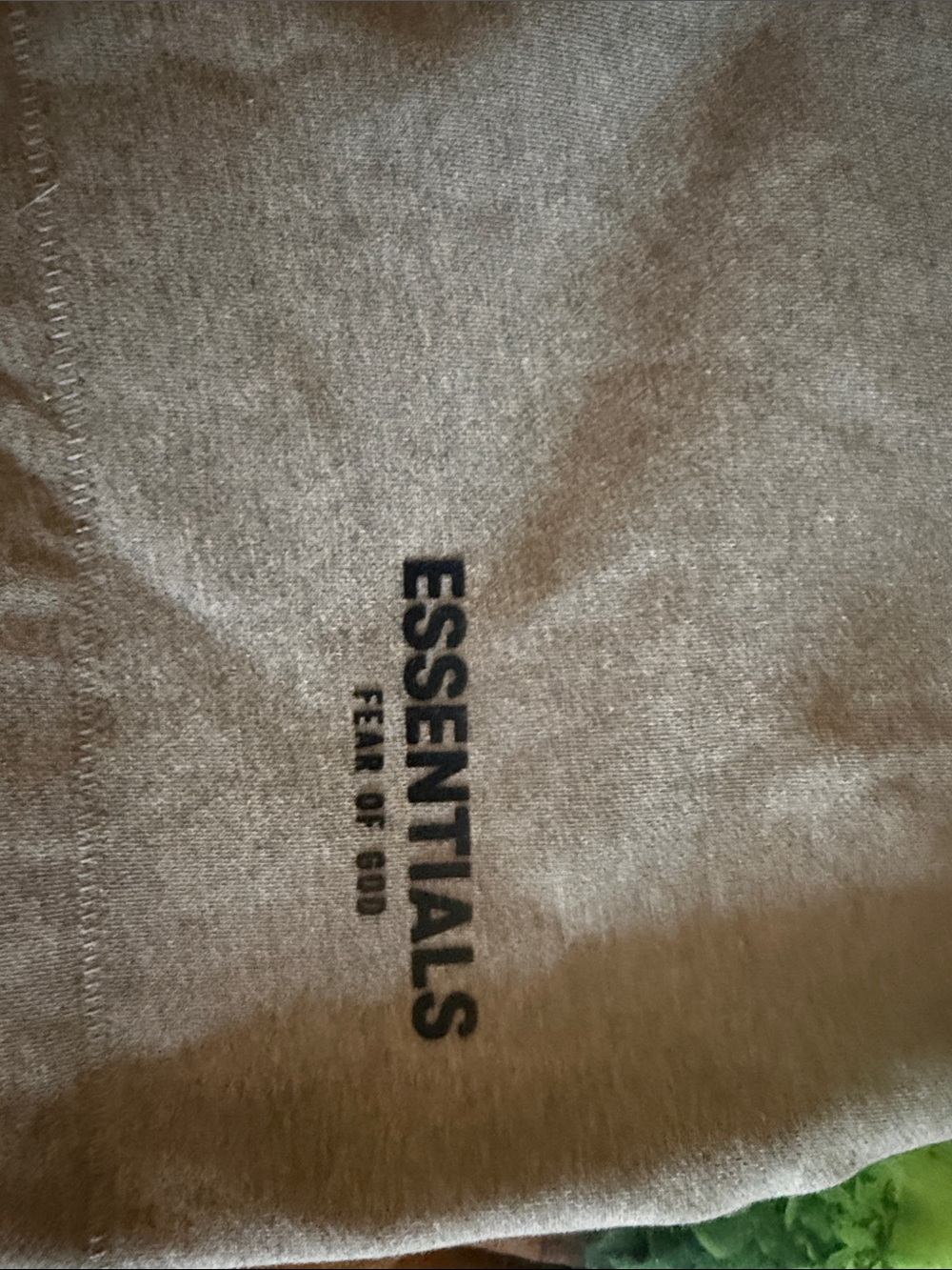 Essentials Grey Fleece Drawstring Shorts - Picture 2 of 6